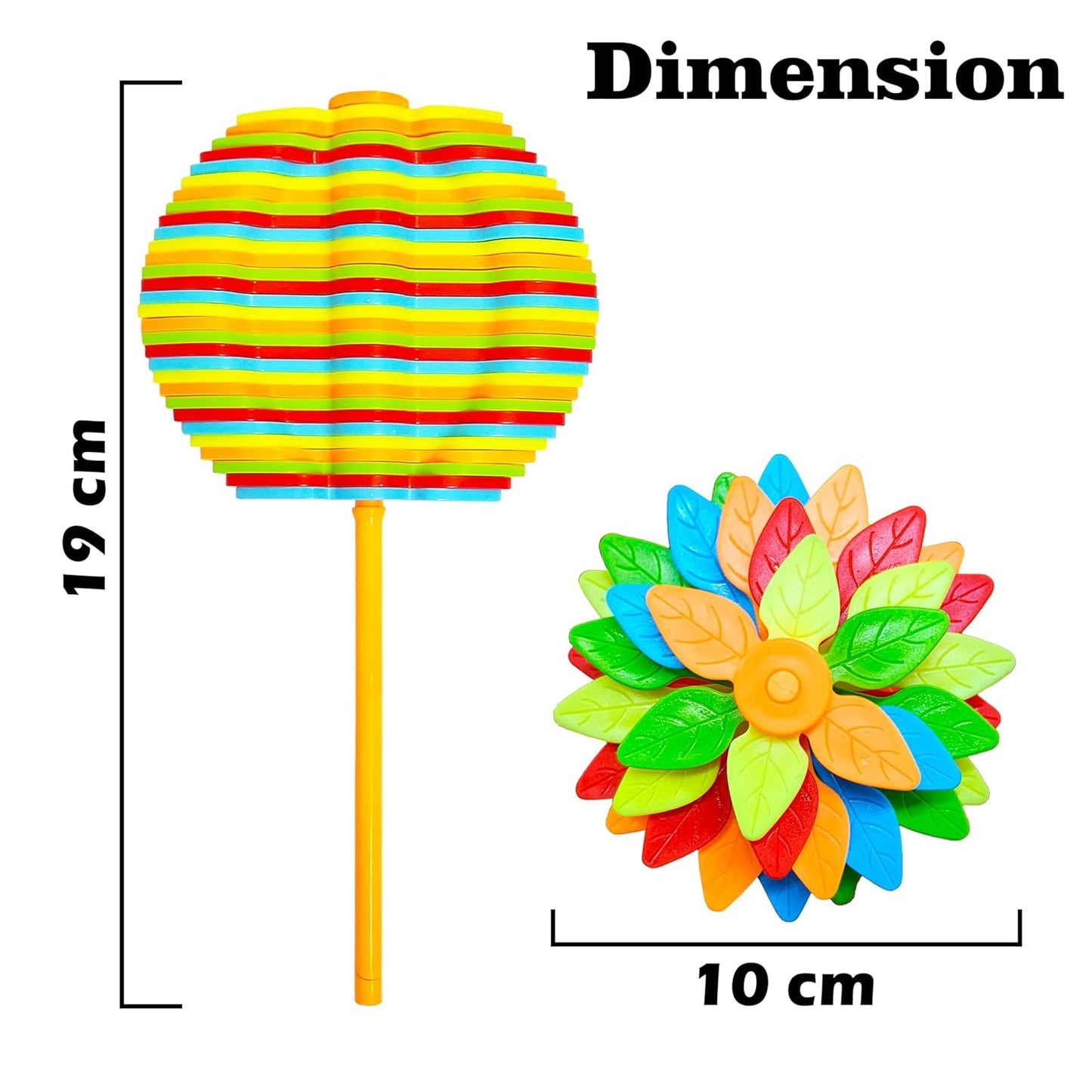 Spinning Candy Flower Fidget Toy – Multicolor Stress Relief & Sensory Spinner for Kids & Adults