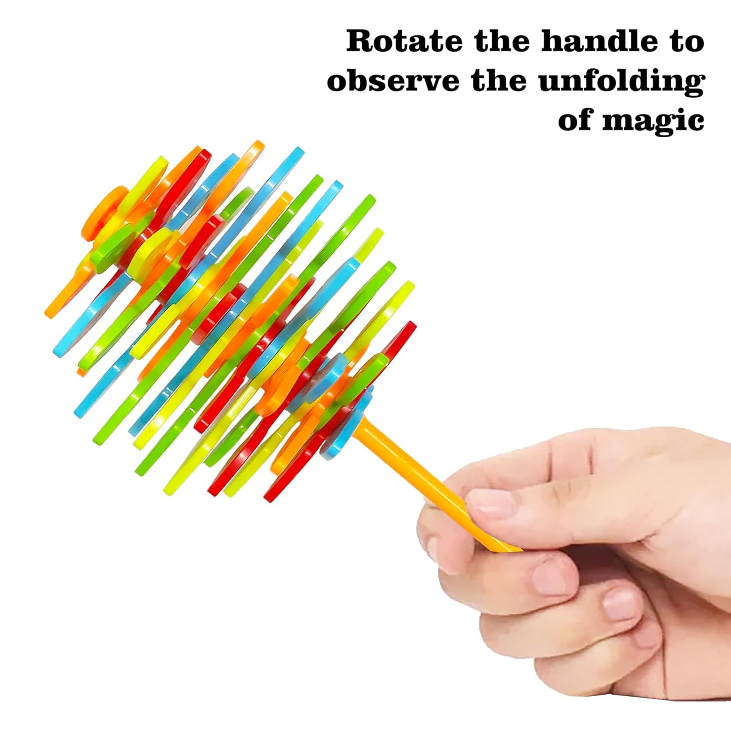 Spinning Candy Flower Fidget Toy – Multicolor Stress Relief & Sensory Spinner for Kids & Adults