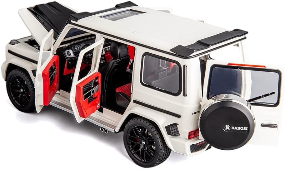 Brabus 700 Mercedes-Benz AMG G63 Benz Model Car Gwagon 1:32 Exclusive Alloy Metal Pull Back Die-cast Car Diecast Metal Pullback Toy car with Openable Doors & Light Music