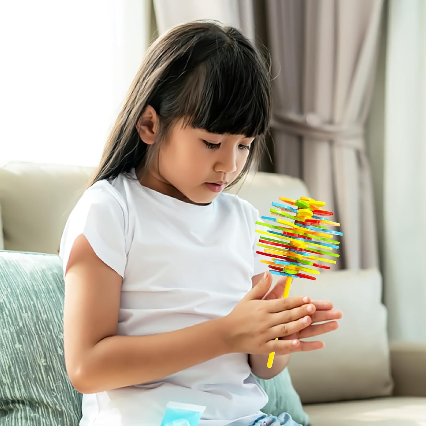 Spinning Candy Flower Fidget Toy – Multicolor Stress Relief & Sensory Spinner for Kids & Adults