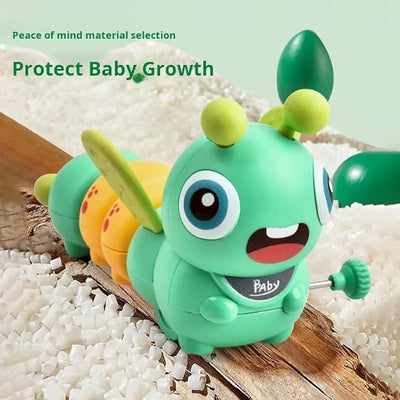 Zunbella Wind-Up Caterpillar Toy for Babies – Cute Insect Toy with Moving Legs & Wings – Non-Toxic Early Learning Toy for Kids 1+ Year