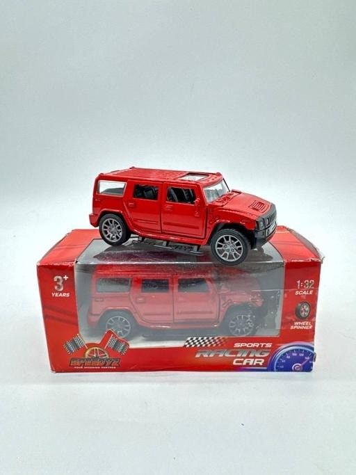 Zunbella Hummer Die-Cast Toy Car – 1:36 Scale SUV Model with Pull-Back Action & Opening Doors