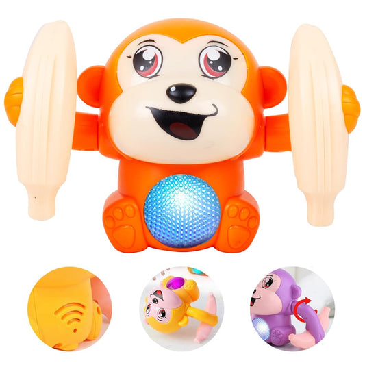 Zunbella Banana Monkey Toy – Musical Light‑Up Monkey for Toddlers