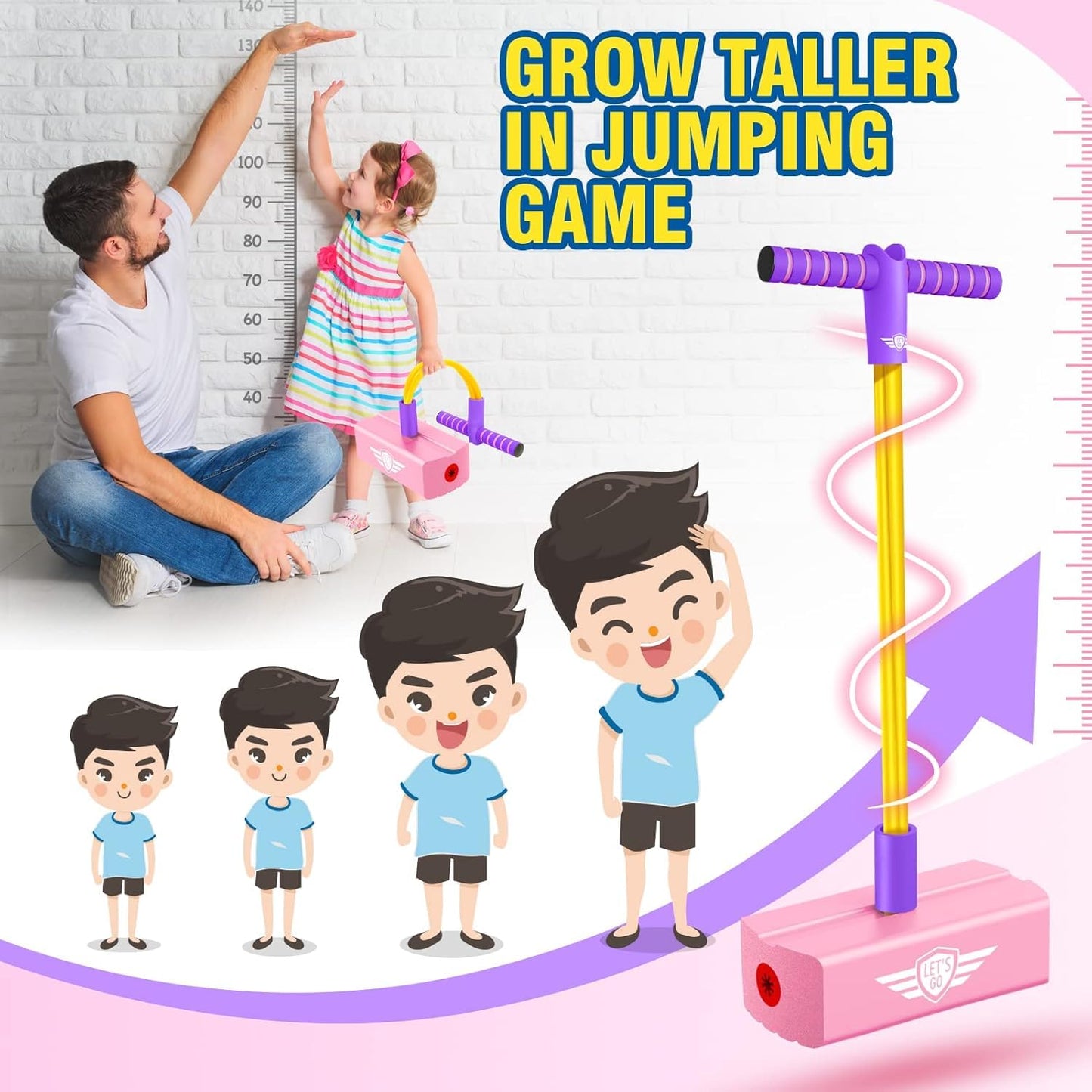 Foam Pogo Jumper for Kids – Balance & Coordination Training Toy (Ages 3+)