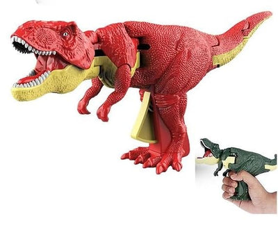 Dinosaur Toy Trigger T-Rex Innovative Telescoping & Swinging Features Realistic Design with Engaging Sound Effects & Lights - Multi Color