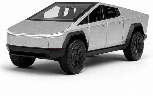 Zunbella Tesla Cybertruck Die‑Cast Toy – Futuristic Pull‑Back Pickup